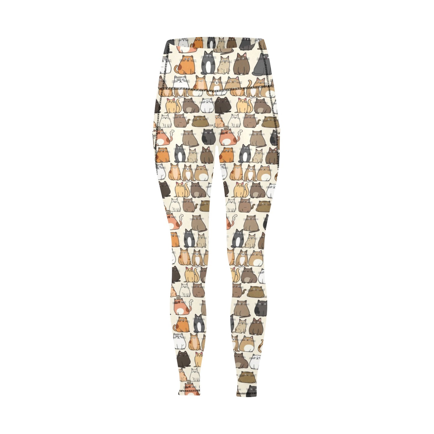 Lots Of Cats - Women's All Over Print Leggings with Pockets