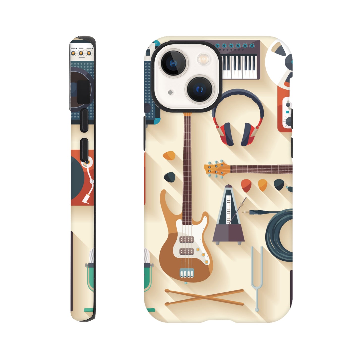Music Time - Phone Tough case iPhone 13 Mini Phone Case Music