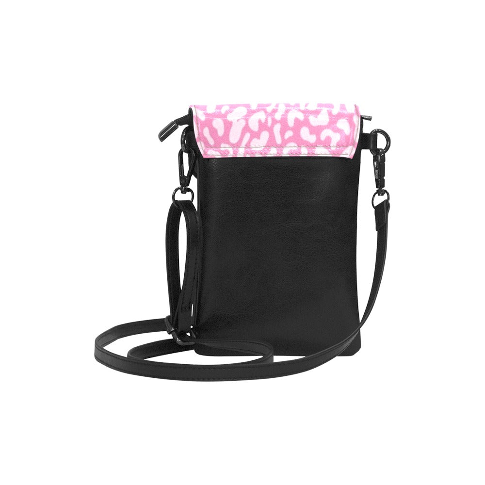 Pink Leopard - Small Phone Purse /Bag