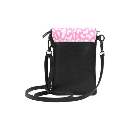 Pink Leopard - Small Phone Purse /Bag