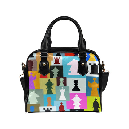 Colourful Chess - Shoulder Handbag