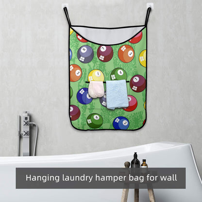 Pool Balls - Hanging Laundry Bag