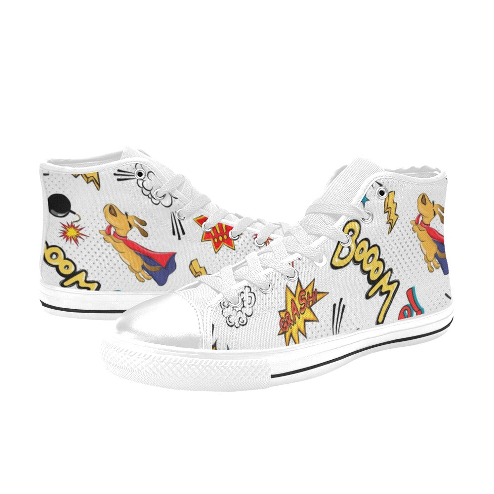 Superdog - Women's High Top Canvas Shoes