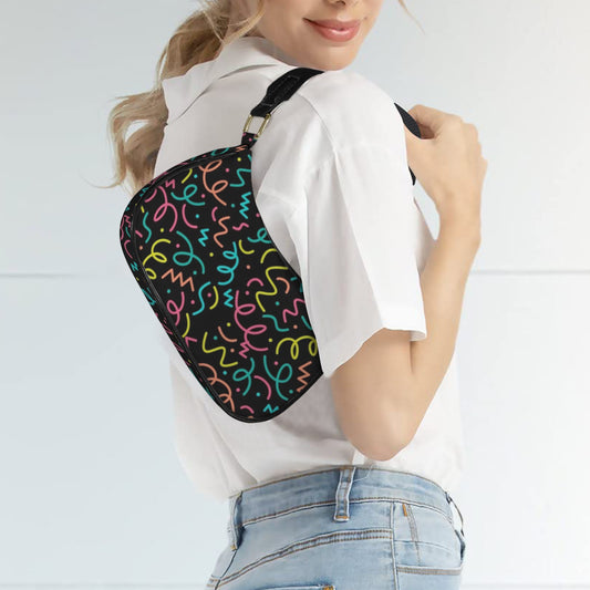 Squiggle Time - Small Shoulder Bag