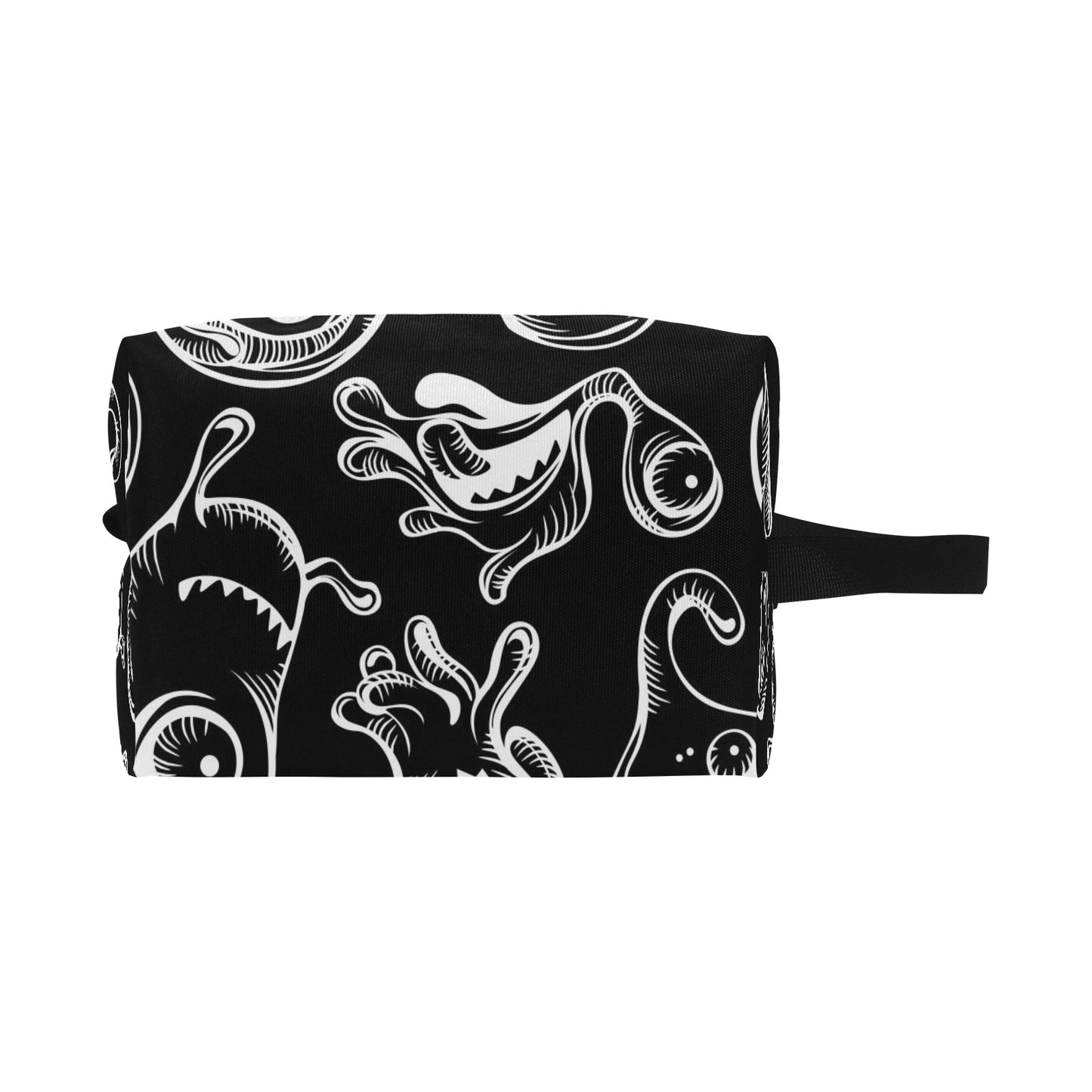 Monsters In Black And White - Wash Bag