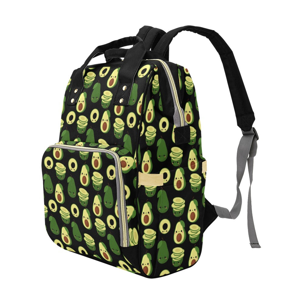 Cute Avocados - Multifunction Backpack Multifunction Backpack Food Printed Offshore