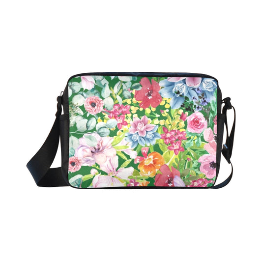 Bright Floral - Classic Cross-body Nylon Bags