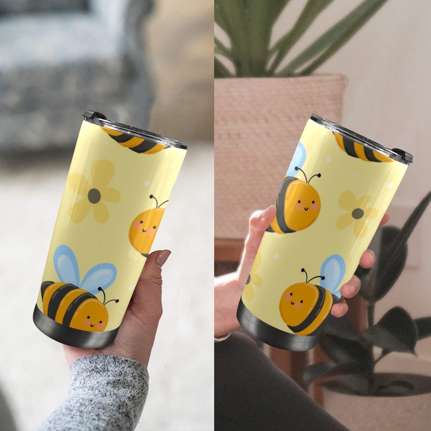 Bright Bees - 20oz Travel Mug / Tumbler