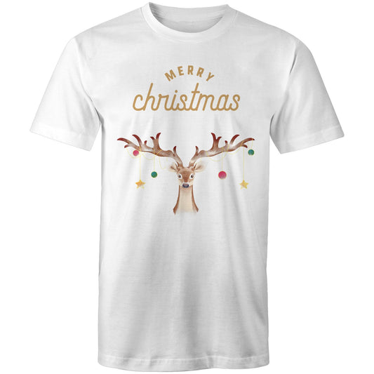 Merry Christmas, Reindeer - Mens T-Shirt