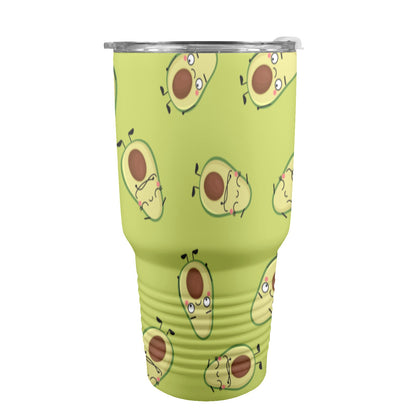 Avocado Characters - 30oz Insulated Stainless Steel Mobile Tumbler