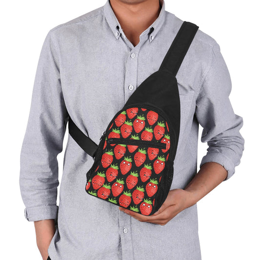 Strawberry Characters - Chest Bag