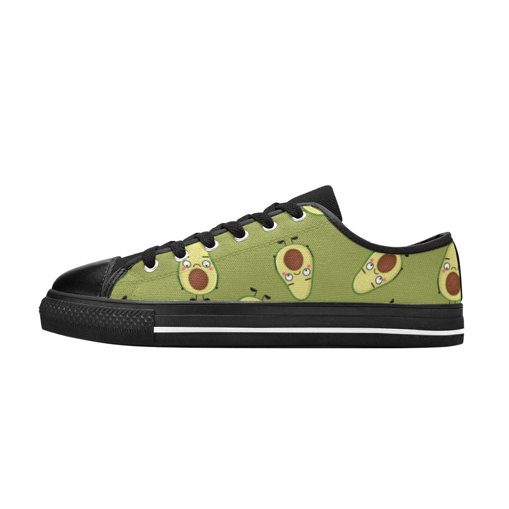 Avocado Characters - Women's Classic Canvas Shoes