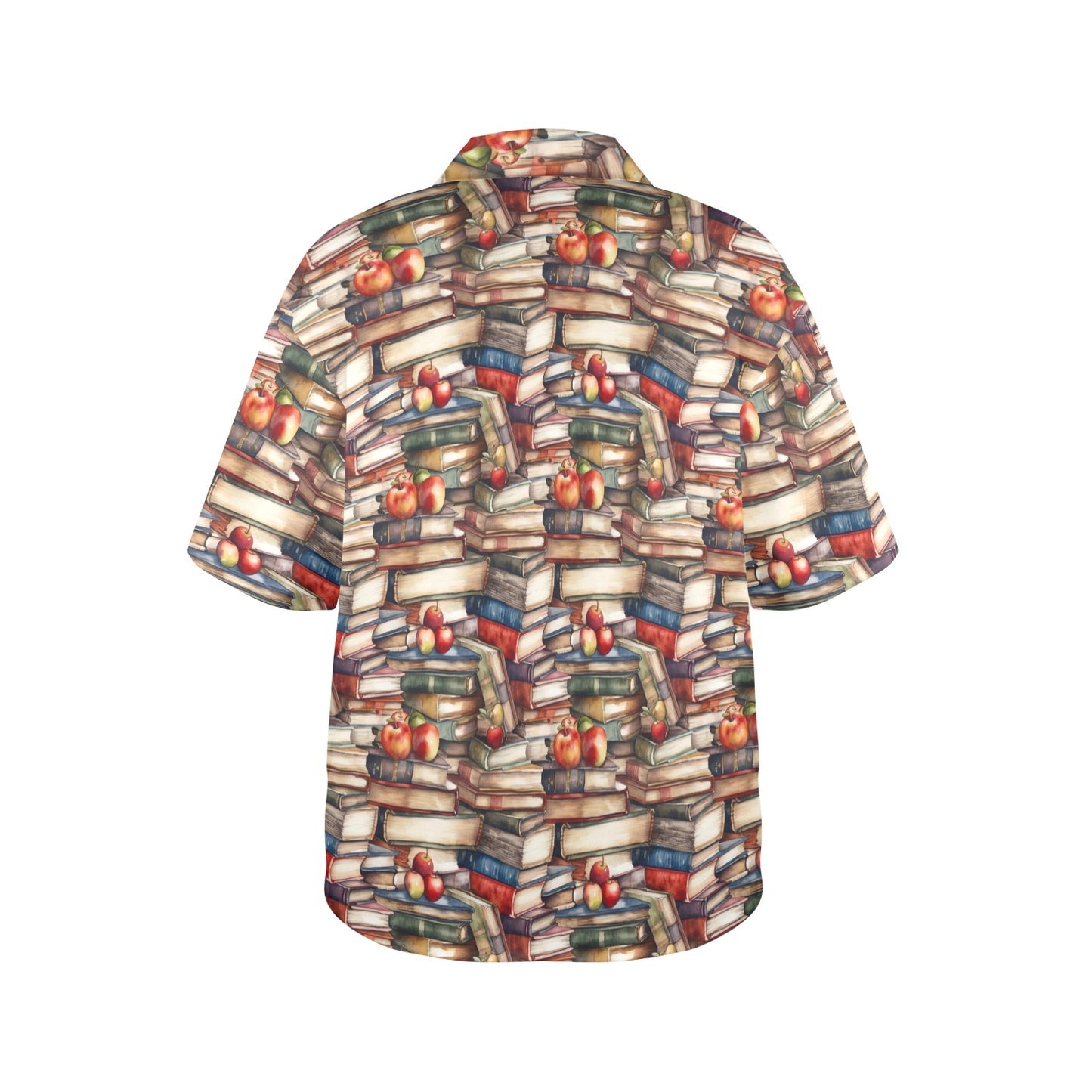 Watercolour Books - Womens Hawaiian Shirt