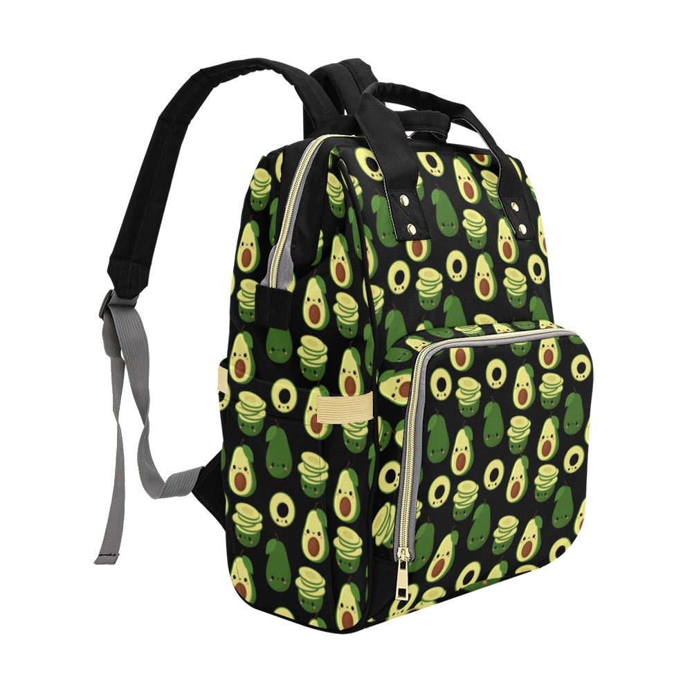 Cute Avocados - Multifunction Backpack Multifunction Backpack Food Printed Offshore