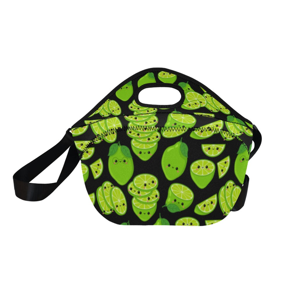 Cute Limes - Neoprene Lunch Bag/Large