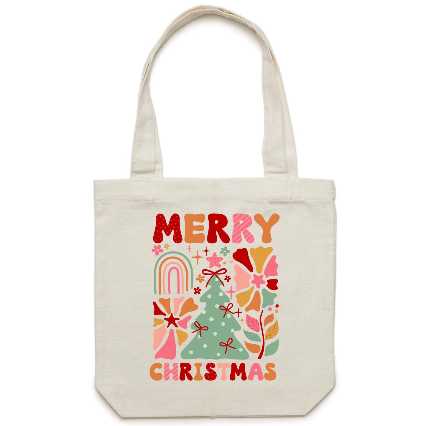 Merry Christmas - Canvas Tote Bag