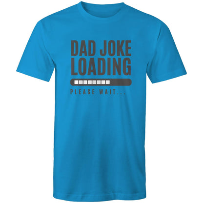 Dad Joke Loading - Mens T-Shirt Arctic Blue Mens T-shirt Dad Printed In Australia