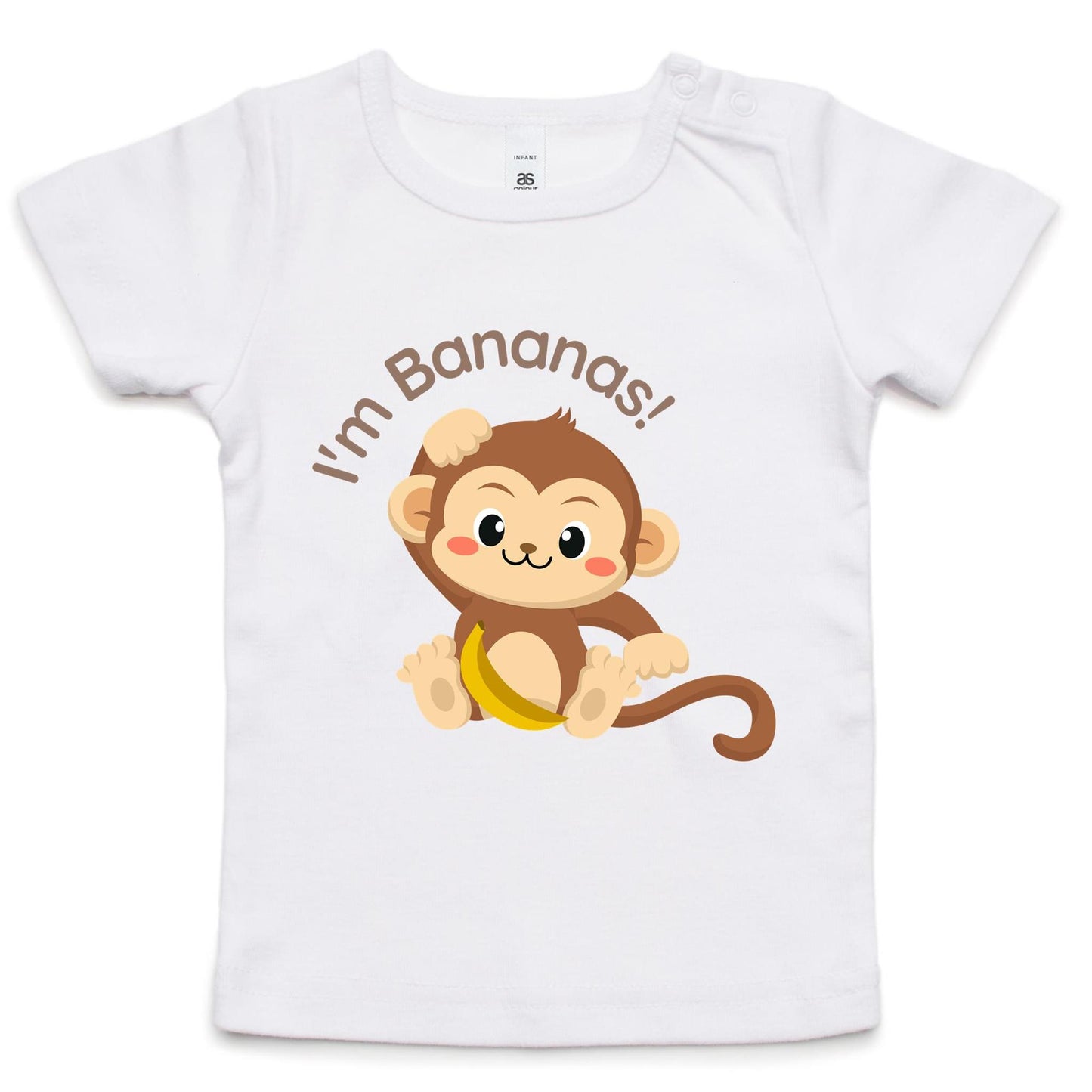 Monkey, I'm Bananas - Baby T-shirt