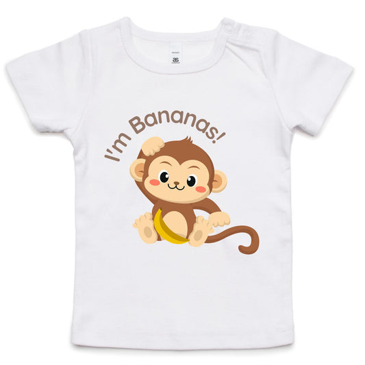 Monkey, I'm Bananas - Baby T-shirt