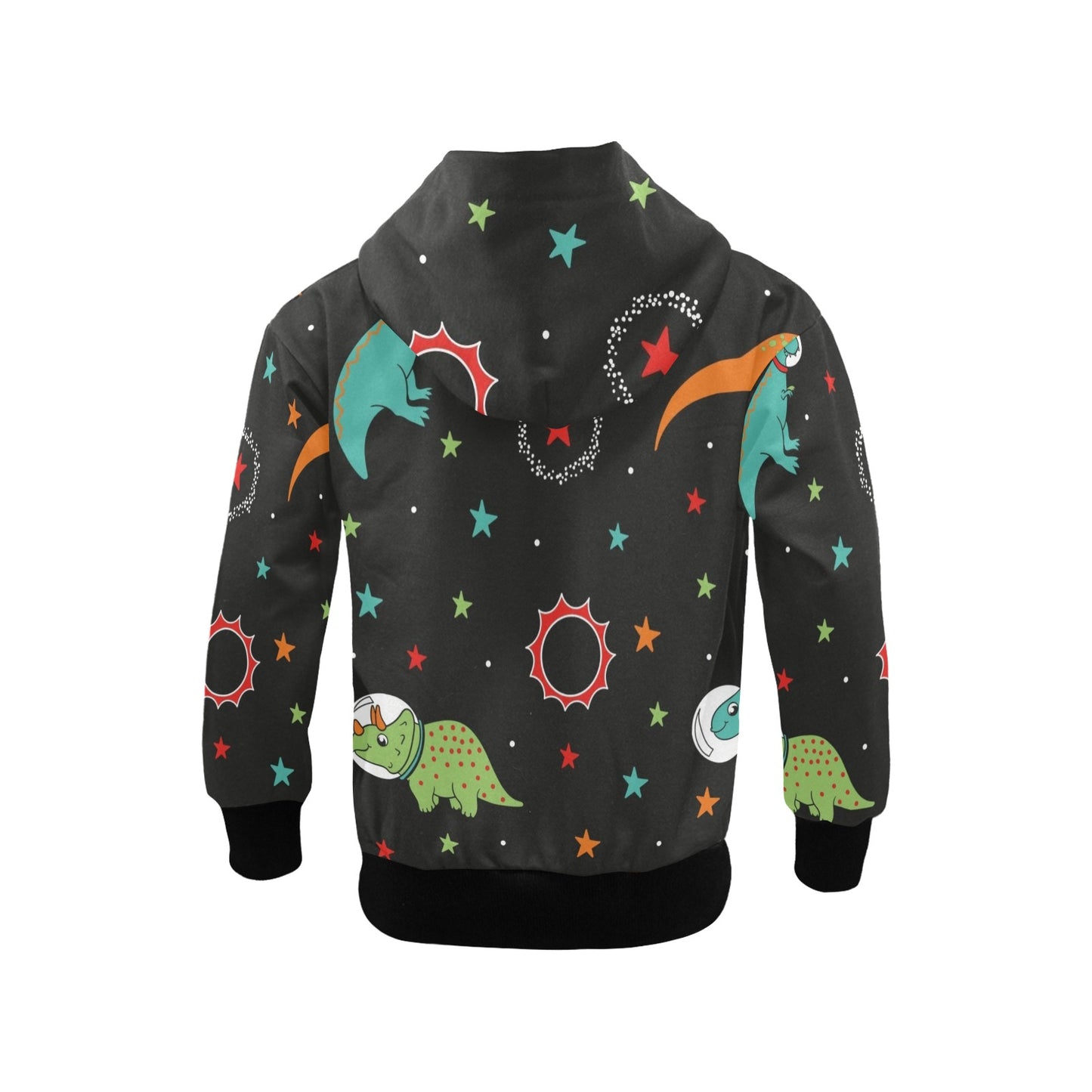 Astronaut Dinosaurs - Junior Boys Zip Up Hoodie