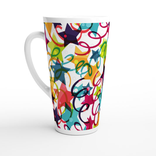 Celebration - White Latte 17oz Ceramic Mug Default Title Latte Mug