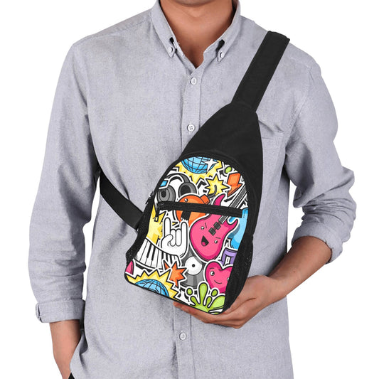 Sticker Music - Chest Bag