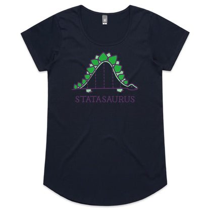 Statasaurus, Maths Dinosaur - Womens Scoop Neck T-Shirt