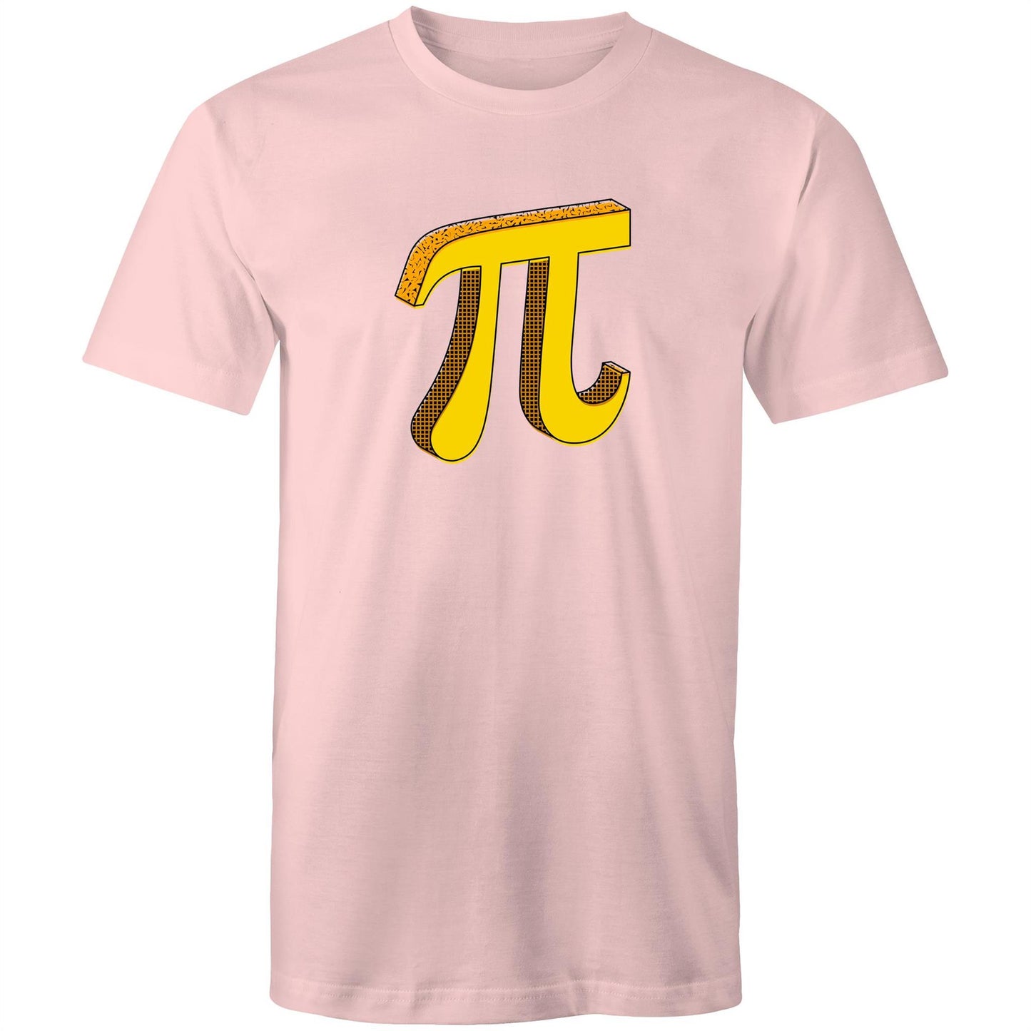 Pi - Mens T-Shirt Pink Mens T-shirt Printed In Australia Science