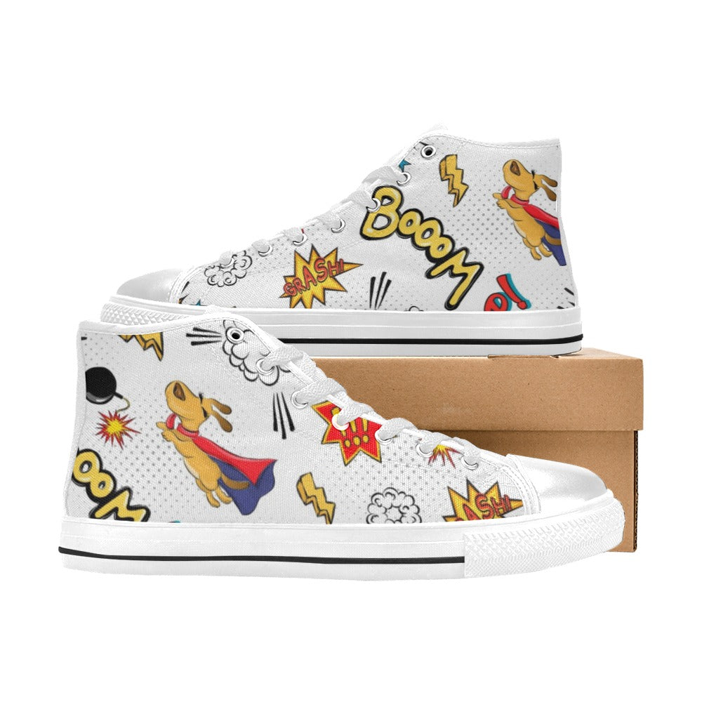 Superdog - Women's High Top Canvas Shoes