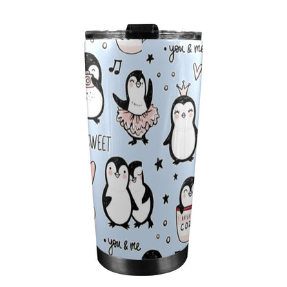 Penguin Love - 20oz Travel Mug / Tumbler