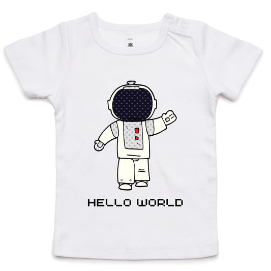 Astronaut, Hello World - Baby T-shirt