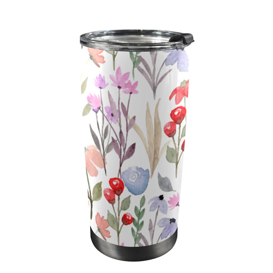 Floral Watercolour - 20oz Travel Mug / Tumbler