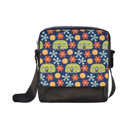 Hippy Caravan - Crossbody Nylon Bag Crossbody Bags Printed Offshore