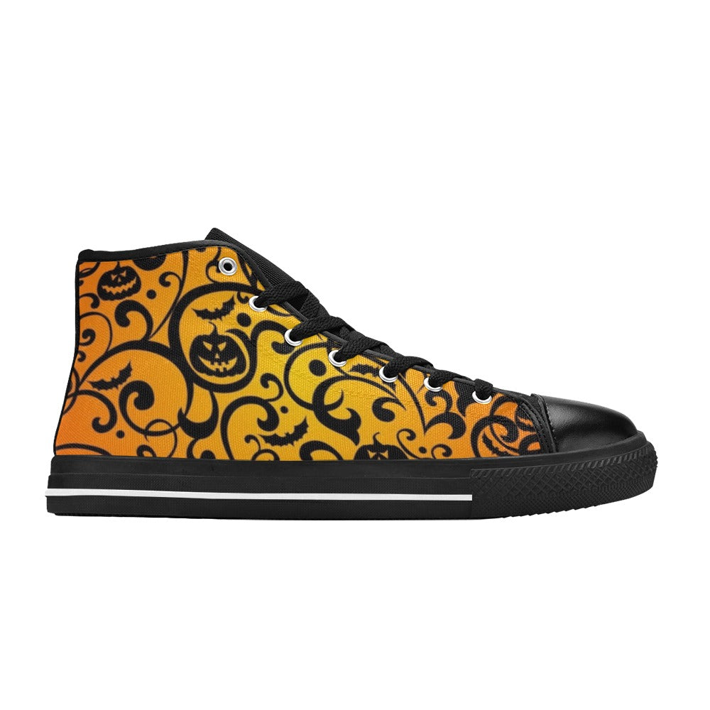 Halloween - Men's High Top Canvas Shoes