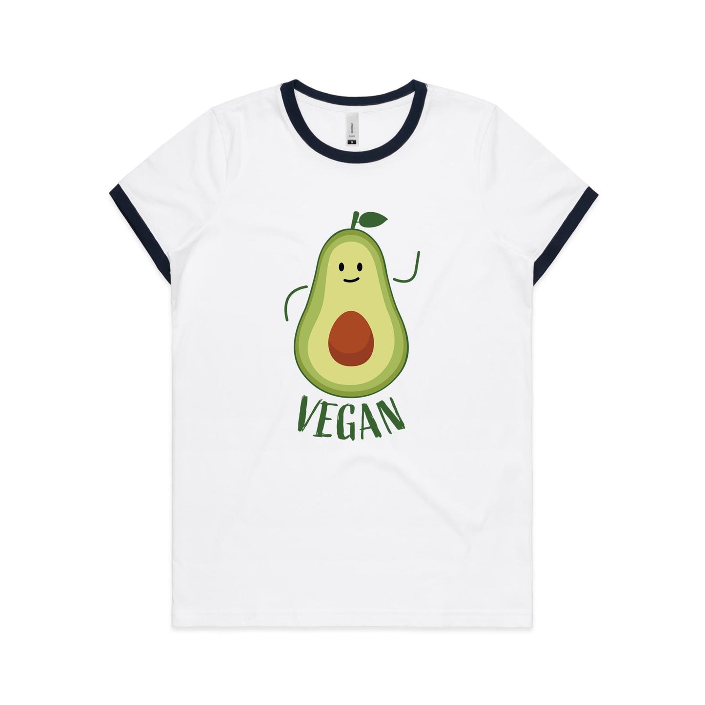 Vegan, Avocado - Women's Ringer Tee