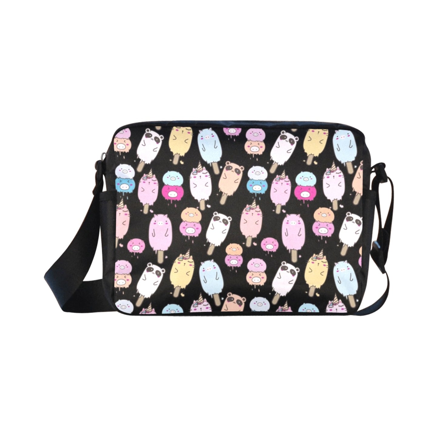 Cute Animal Ice Blocks - Classic Cross-body Nylon Bag