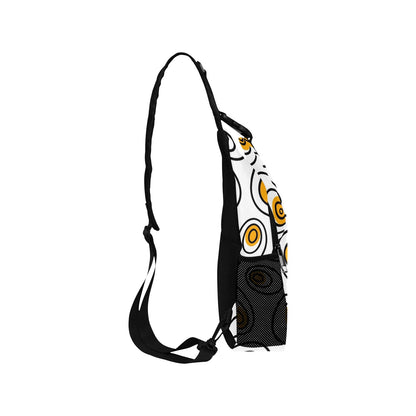 Abstract Eggs - Cross-Body Chest Bag Cross-Body Chest Bag