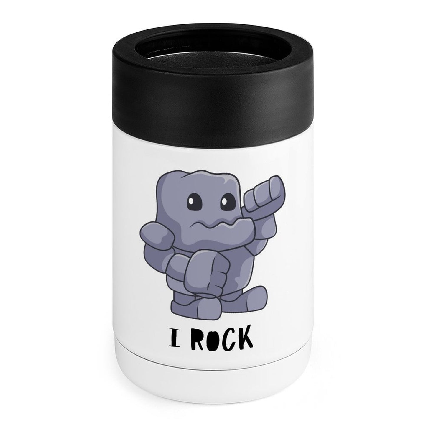 I Rock - Stainless Steel Can Cooler