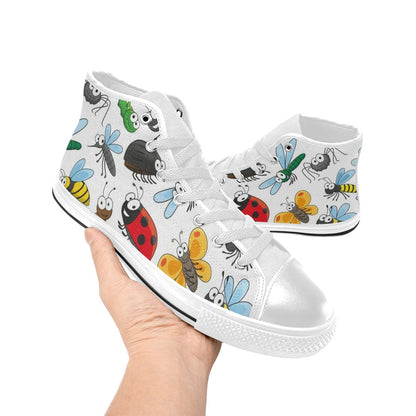 Little Creatures - Men's High Top Canvas Shoes