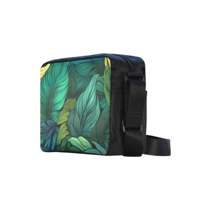 Tropical Leaves - Classic Cross-body Nylon Bag