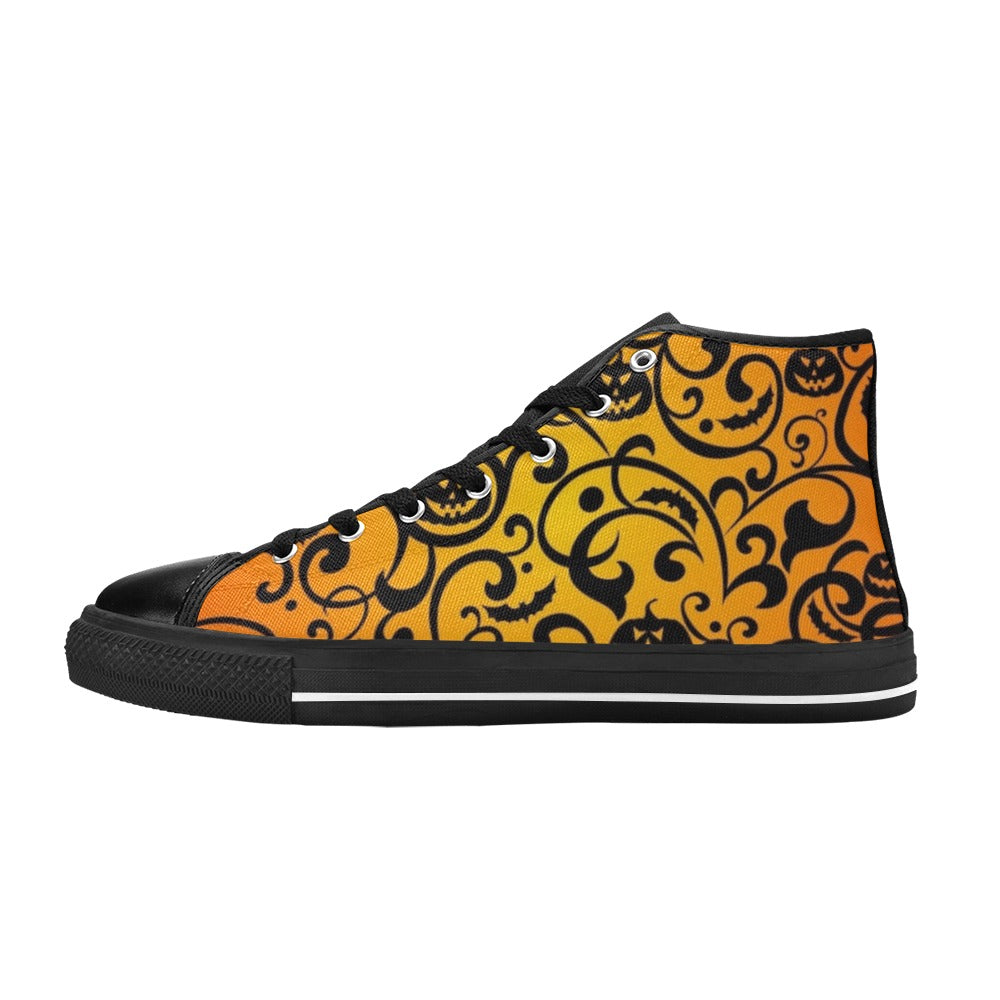 Halloween - Men's High Top Canvas Shoes