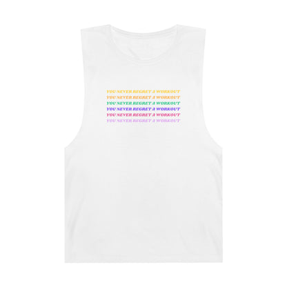 You Never Regret A Workout - Unisex Barnard Tank