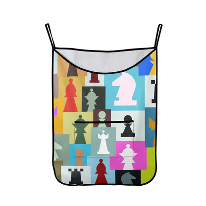 Colourful Chess - Hanging Laundry Bag