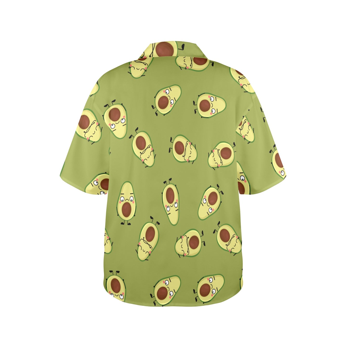 Avocado Characters - Womens Hawaiian Shirt