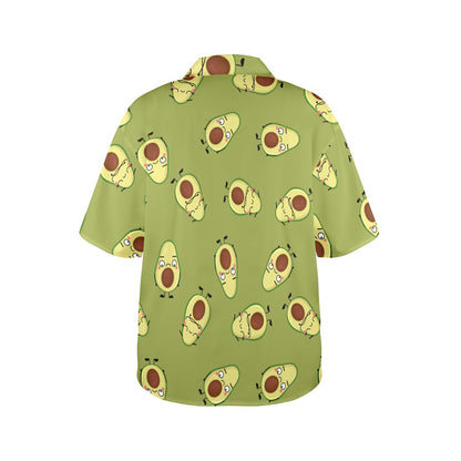 Avocado Characters - Womens Hawaiian Shirt