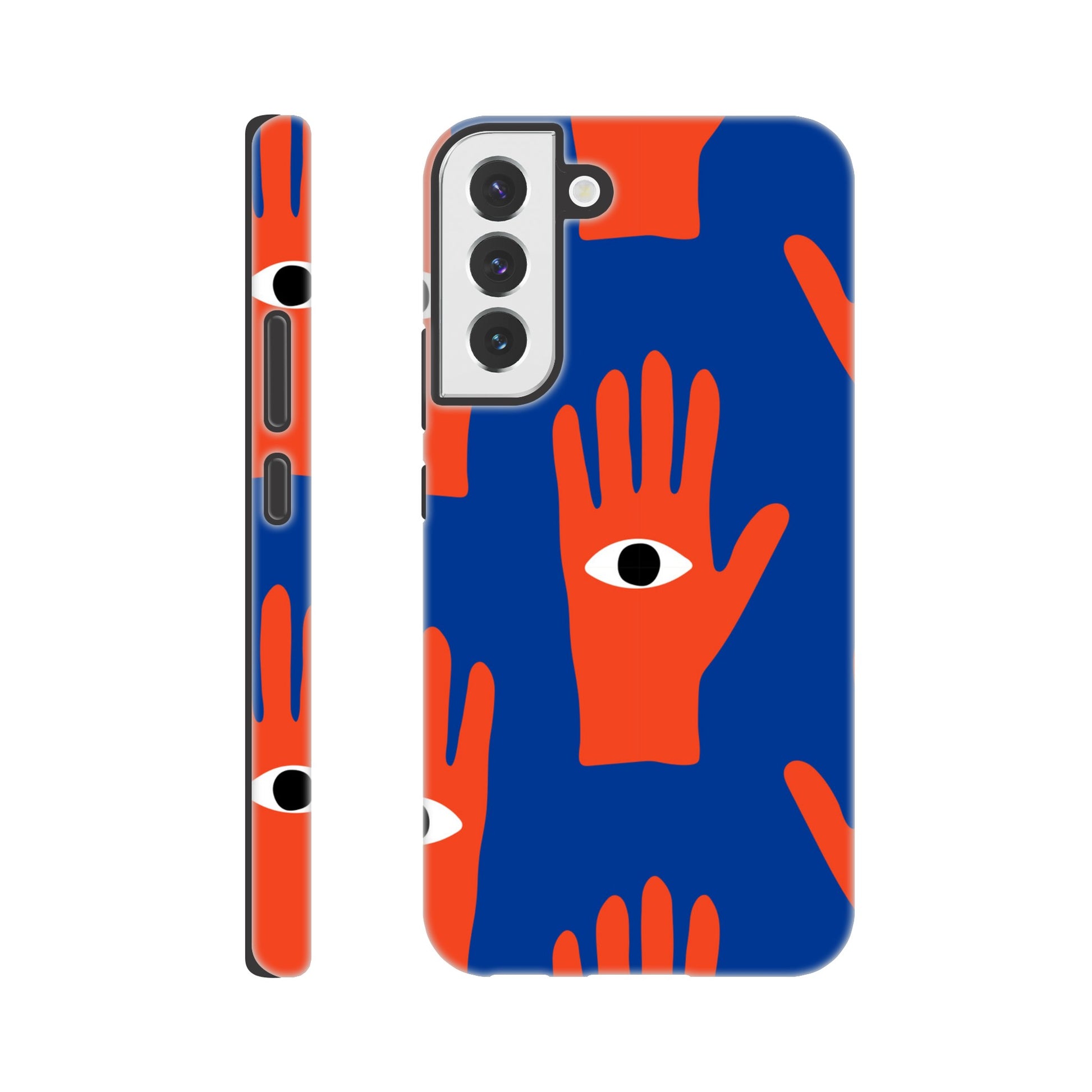 Hand Eyes - Phone Tough Case Galaxy S22 Plus Phone Case Globally Fulfilled