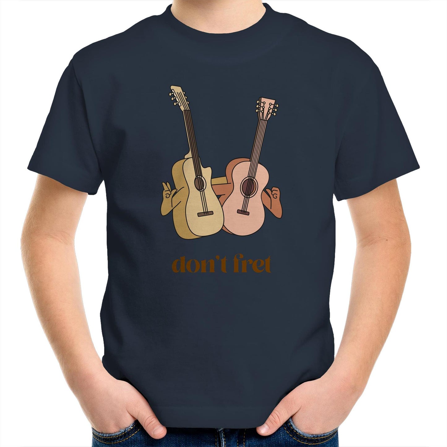 Don't Fret, Guitars - Kids Youth T-Shirt