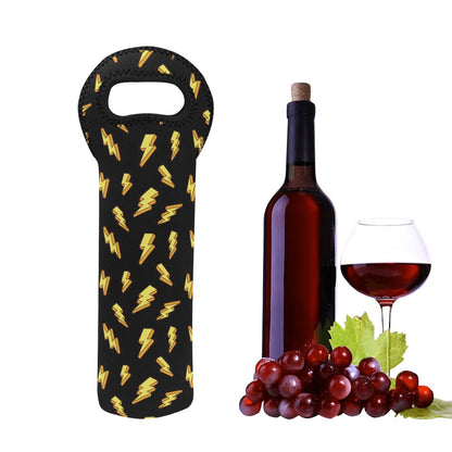 Lightning Bolts - Neoprene Wine Bag Wine Bag Printed Offshore