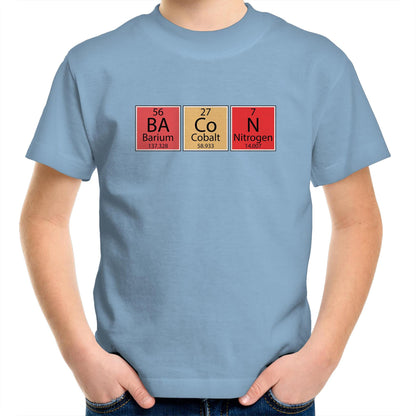 Bacon, Periodic Table - Kids Youth T-Shirt