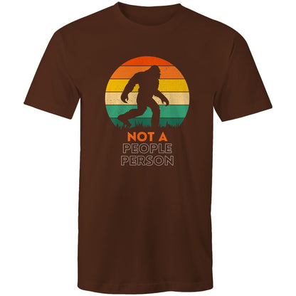 Not A People Person - Mens T-Shirt Dark Chocolate Mens T-shirt Printed In Australia